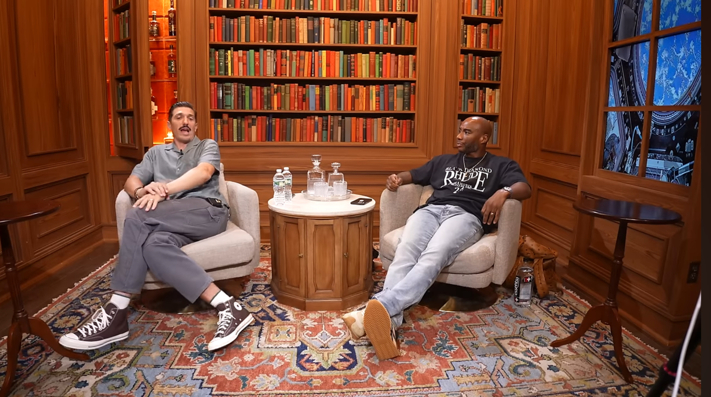 THE BRILLIANT IDOTS Podcast Studio with Andrew Schulz and Charlamagne tha God for YouTube